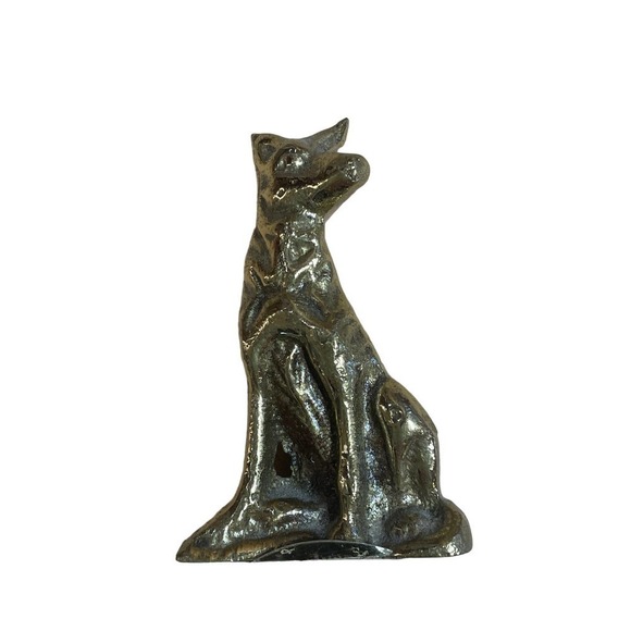 Vintage Brass Dog figure. Small. 2" tall. - Picture 1 of 5